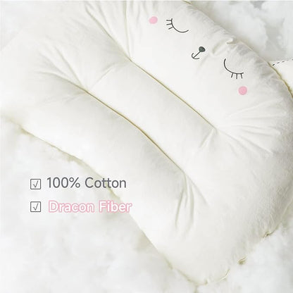 Choc chick Toddler Pillow,20X14inches Machine Washable Soft Hypoallergenic Kids Pillows,Child Cute Animal Perfect Toddler Pillows for Sleeping 2 Year Old (Cat)