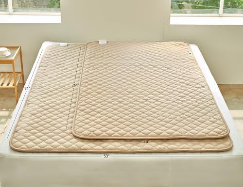 99% EMF Blocking Heated Mattress Pad Twin/Single Size. 8 Heat Settings with Auto Shut Off. by Shield Life TheraMat Lite.