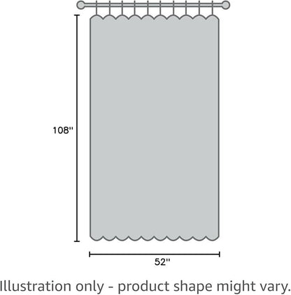 MIULEE Linen Texture Curtains for Bedroom Solid 100% Blackout Thermal Insulated Grey Curtains Grommet Room Darkening Curtains/Draperies Luxury Decor for Living Room Nursery 52x108 Inch (2 Panels)