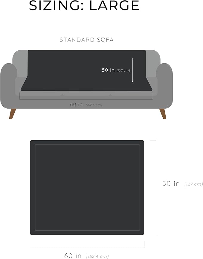 GRACED SOFT LUXURIES Charcoal Faux Fur Throw Blanket | Ultra Soft & Fluffy 50x60 inches | Cozy, Thick & Warm | Perfect for Bed or Couch | Kids & Adults