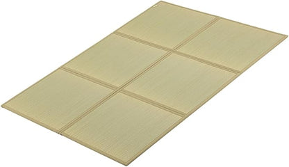 FULI Japanese Tatami Mattress, Igusa Mat (Japanese Rush Grass) Foldable, Made in Japan (Natural, Full)