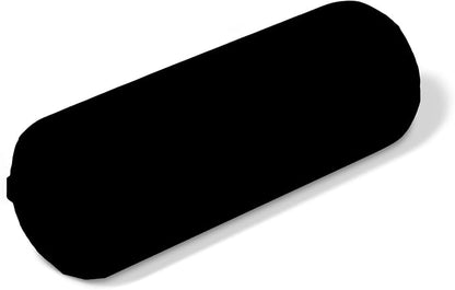 Fluffy Massage Bolster Pillow by NRG - 8"W x 26"L Full Round Massage/Spa Table Bolster with Carrying Strap - Supports Neck, Knees or Ankles - PVC Free Vinyl Upholstery - CFC Free Foam - Color: Black