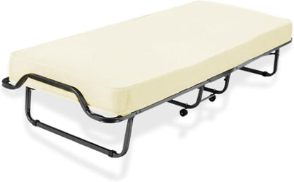 Camping Cot Sheets 31" x 75" - 3 Piece Cot Sheet Set for Bunk Bed - fits Upto 9" Deep Mattress, Perfect for Narrow Twin, Camping Cot, RV Bunk, Guest Beds, Trifold Mattress - Ivory