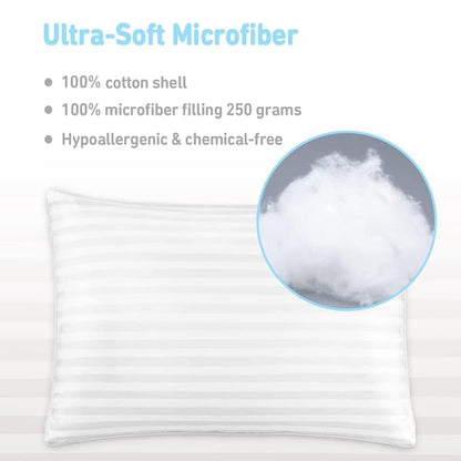 Toddler Pillow,13 x 18 Kid Pillows for Sleeping,Machine Washable Kids Pillow, Perfect for Travel,Toddlers Cot(Not Included Pillowcase)