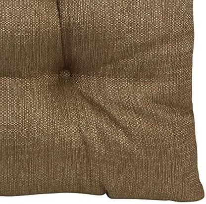 Klear Vu Gripper Overstuffed Universal Non-Slip Dining Chair Cushions for Kitchen Decor or Office Use, U-Shaped Skid-Proof Seat Pad, 17x17 Inches, 2 Count (Pack of 1), Solid Gold