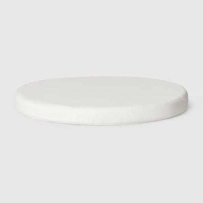 WestinTrends Solace Outdoor Patio Kitchen Dining Chair Round Seat Cushions Set of 4, 16 x 16, White