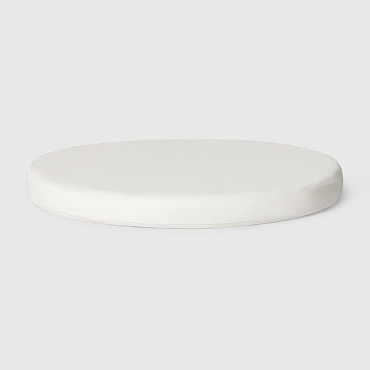 WestinTrends Solace Outdoor Patio Kitchen Dining Chair Round Seat Cushions Set of 4, 16 x 16, White