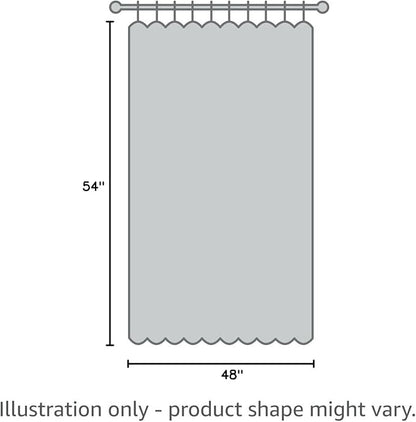 MIULEE 2 Panels Solid Color White Sheer Window Curtains Elegant Window Voile Panels/Drapes/Treatment for Bedroom Living Room (54 X 48 Inches White)