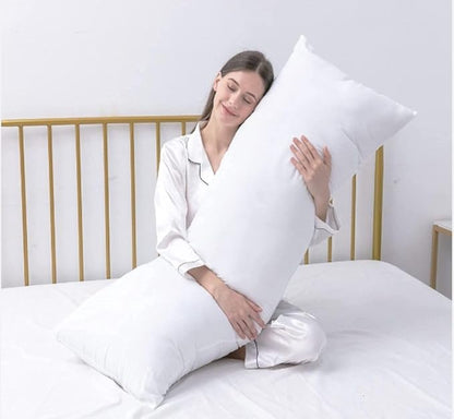 MoonRest® 20x54 Inch Synthetic Down Alternative Rectangle Pillow Insert Form Stuffer for Sofa Shams, Decorative Throw Pillow, Cushion and Bed Pillow Stuffing - Hypoallergenic 20“X 54”