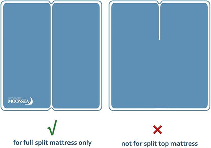 Split King Size Mattress Protector Waterproof,Smooth Top Mattress Protector for Kids,Breathable Skin Friendly and Noiseless Fitted Sheet,Viscose Terry Mattress Cover