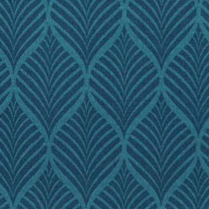RSH DECOR: Tufted U-Shape Wicker Seat Cushions Set of 2 | 19” x 19” | All-Weather Spun Fabric | Water-Resistant | Outdoor Chair Cushions for Patio Furniture | Fenbrook Blue