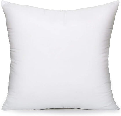 MoonRest® 18x18 Inch Synthetic Down Alternative Square Pillow Insert Form Stuffer for Sofa Shams, Decorative Throw Pillow, Cushion and Bed Pillow Stuffing - Hypoallergenic 18“X 18”