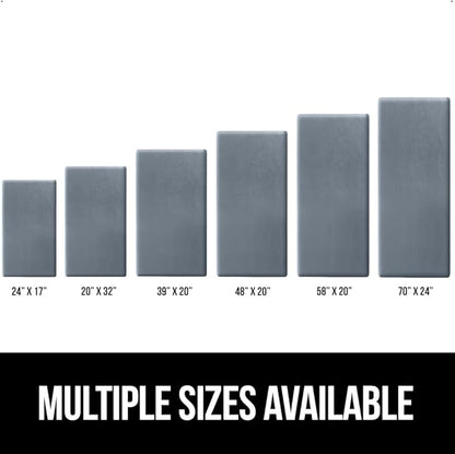 GORILLA GRIP Comfortable Cushioned Kitchen Mats for Floor, Waterproof and Stain Resistant Soft Top, 3/4 Inch Thick Ergonomic Standing Desk Anti Fatigue Mat, Foam Supports Ankles, Feet, 20x32, Charcoal