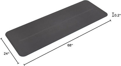 Manduka Begin Yoga Mat 68" - 5mm Cushioning | Comfortable, Lightweight & Reversible with Alignment Stripe | Budget-Friendly | 68 x 24 inches
