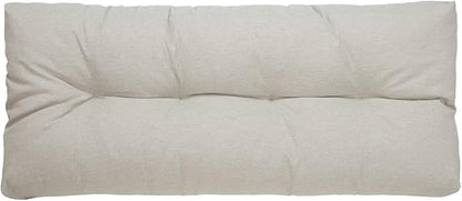 FUNHOME Outdoor Bench Cushion 48 x18 inch with Non-Slip Grips,Water Resistant Porch Swing Cushion,Bench Pillow Pads,Tufted Cushions for Patio Garden Furniture,48" Seat Cushions(Light Brown)
