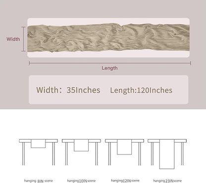 BALCONY & FALCON Nude Cheesecloth Table Runner 10FT 120 Inch Rustic & Boho Farmhouse Gauze Cheese Cloth Runners for Wedding Fall Thanksgiving Christmas Party Baby Shower Birthday Decor