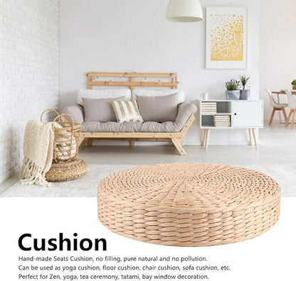 Round Sitting Cushion, 30x5cm / 11.8x2.0in Household Thicken Tatami Seats Floor Pillow Cushion Pouf Decoration for Zen Yoga Tea Ceremony