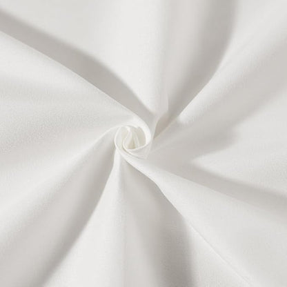 TSUTOMI Bed Skirt Queen Size Ruffled Bed Skirt with Split Corners, 18 Inch Drop Dust Ruffle Bed Skirts with Platform, Gathered Style, 100% Microfiber, Ivory