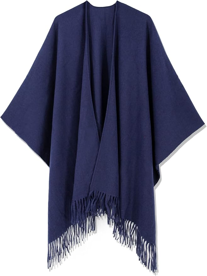 Breezy Lane Women's Shawl Wraps Warm Poncho Ruana Wrap Cardigan