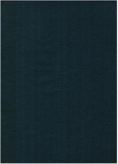 BOWERY HILL Full-Size Suede Futon in Blue-Frame Not Included