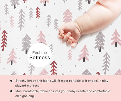 BROLEX Baby Fitted Crib Sheets: Kid Crib Sheets - Set of 2 for Toddler Standard Size Crib Mattress for Boys and Girls - Jersey Knit Crib Bed Sheets Jungle Animals