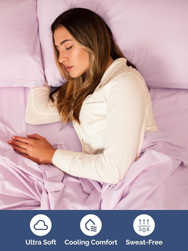 Extra Deep Pocket King Sheets - 4 Piece Breathable & Cooling Bed Sheets - Hotel Luxury Bed Sheet Set - Soft, Wrinkle Free & Comfy - Easily Fits Extra Deep Mattresses - Deep Pocket Light Pink Sheets