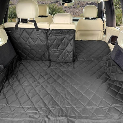 Rydura SUV Cargo Liner – Waterproof, Heavy-Duty Trunk Mat with Non-Slip Backing – Full Rear Seatback Coverage – Fits 60/40 & 50/50 Split Seats – Easy to Clean – Travel, Tools, Gear – Large