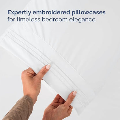 Wyoming King Sheet Set 84 x 84 – Luxury 4 PC Emperor Wyoming King Sheets for Superior Comfort – 16” Deep Pocket Fitted Wyoming King Sheets – Premium Softness, Durable, Breathable, Wrinkle-Resistant
