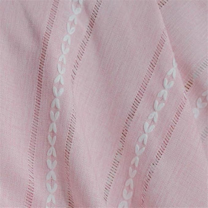 Simple Bedside Table Tassel Cover Cloth, Tablecloth Cover Towel, Suitable for Bedside Table TV Microwave Washing Machine Refrigerator Dust Cover (Pink, 15.7 * 35.4 inches)