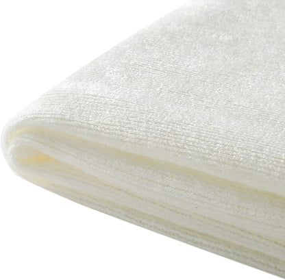 Homiest Decorative Knitted Throw with Fringe, Lightweight Acrylic Knit Blanket, Soft & Cozy Tassel Blanket for Couch, Sofa, Bed (Ivory White, 60 x 80 Inch)