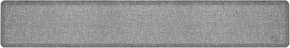 Anti Slip 7/8 inchs Anti Fatigue Kitchen Floor Mat, Ergonomic Comfort Standing Mat, Waterproof Kitchen Runner for Home, Kitchen, Office, Laundry, Garage (Light Gray, 17.3" x 95" -0.87")