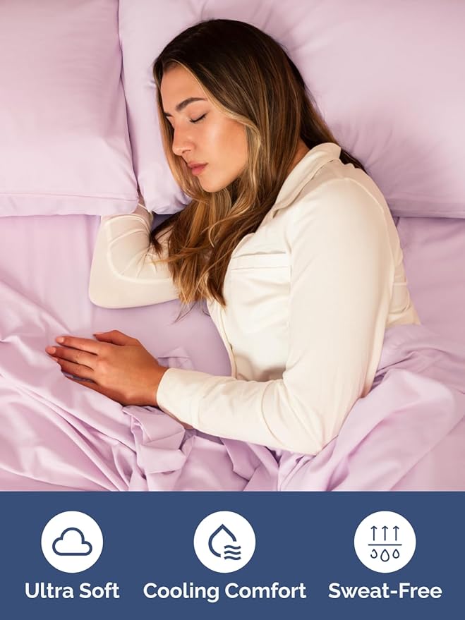 Extra Deep Cal King Fitted Sheet - Hotel Luxury Single Fitted Sheet Only - Easily Fits 18 inch to 24 inch Mattress - Ultra Soft, Wrinkle Free with Extra Deep Pockets - Breathable & Comfy - Light Pink
