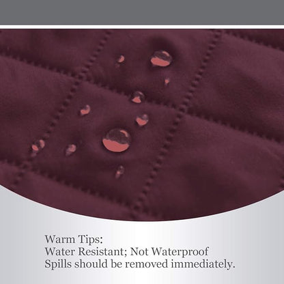 Easy-Going Reversible Couch Cover for 3 Cushion Couch Sofa Cover for Dogs Water Resistant Furniture Protector Cover with Foam Sticks Elastic Straps for Pet Cat (Sofa, Wine/Beige)