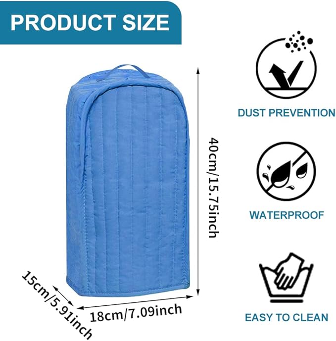Blender Appliance Cover, Kitchen Blender Cover 15.7x7.1x5.9in (Blue)
