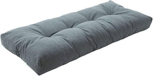 FUNHOME Outdoor Bench Cushion 45 x18 inch with Non-Slip Grips,Water Resistant Porch Swing Cushion,Bench Pillow Pads,Tufted Cushions for Patio Garden Furniture,45" Seat Cushions(Dark Gray)