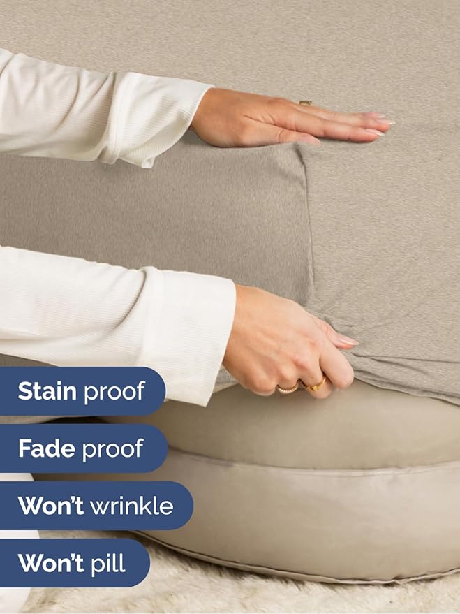 Extra Deep Queen Fitted Sheet - Hotel Luxury Single Fitted Sheet Only - Easily Fits 18 inch to 24 inch Mattress - Ultra Soft, Wrinkle Free w/Extra Deep Pockets - Breathable & Comfy - Heathered Beige