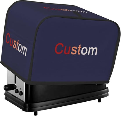 Custom Toaster Cover Personalized Waterproof Appliance Cover with Pocket Dustproof Oxford Fabric Machine Protector Fits Standard 2 Slice Toasters for Home Kitchen