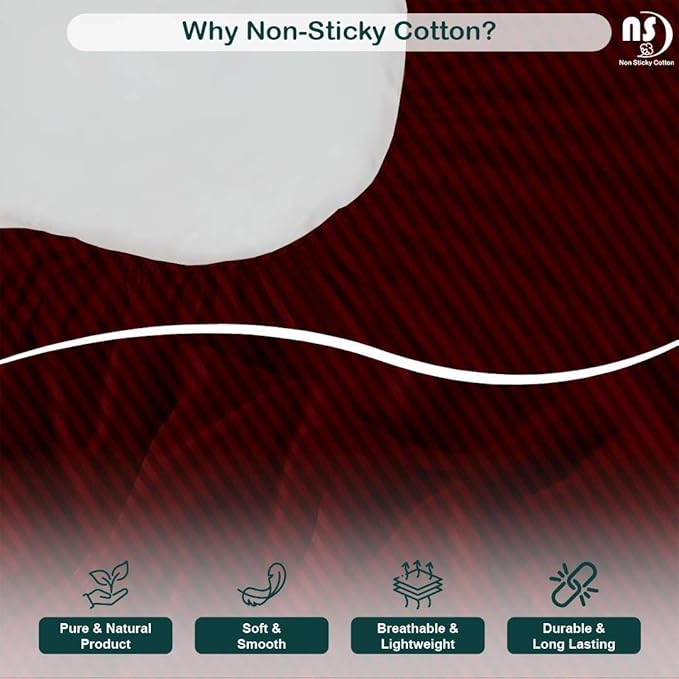 NON Sticky cotton Twin Size Sleeper Sofa Sheets, 4 Piece Egyptian Cotton Bed Sheet Set for Sofa Bed, 7" Deep Pocket for Pull Out Couch Mattress, 39" x 75", Burgundy Stripe, Soft & Breathable