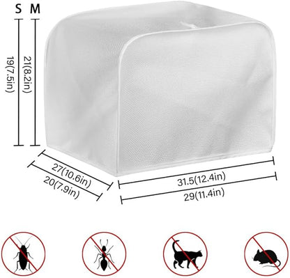 Beach Starfish Print Toaster Cover for Anti-Dust and Fingerprint, Kitchen Small Appliance, Microwave Toaster Oven Cover Decorative Accessories for Kitchen