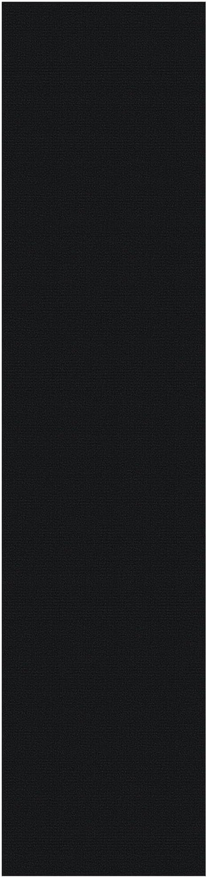 EARTHALL Washable Runner Rug 2x10 Ft Non Slip Runners for Hallways Long Cotton Rubber Backed Kitchen Runner Braided Indoor Floor Carpet Runners for Entryway, Hallway, Kitchen, Black