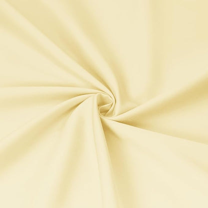 Sunflower California King Fitted Sheet, 1-Piece Extra Deep Pocket Fitted Bottom Sheet 22", 100% Cotton Sateen Soft Breathable, Butter Cream