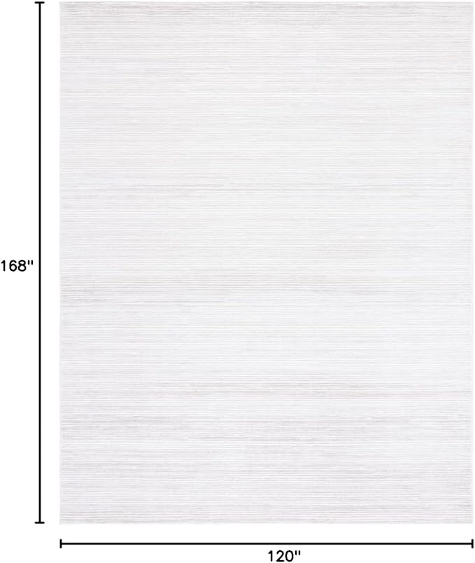 SAFAVIEH Area Rug 10x14 - Vision Collection - Large - Ivory & Grey, Modern Ombre Design, Non-Shedding & Easy to Clean, Ideal for Living Room, Bedroom, Dining Space (VSN606K)
