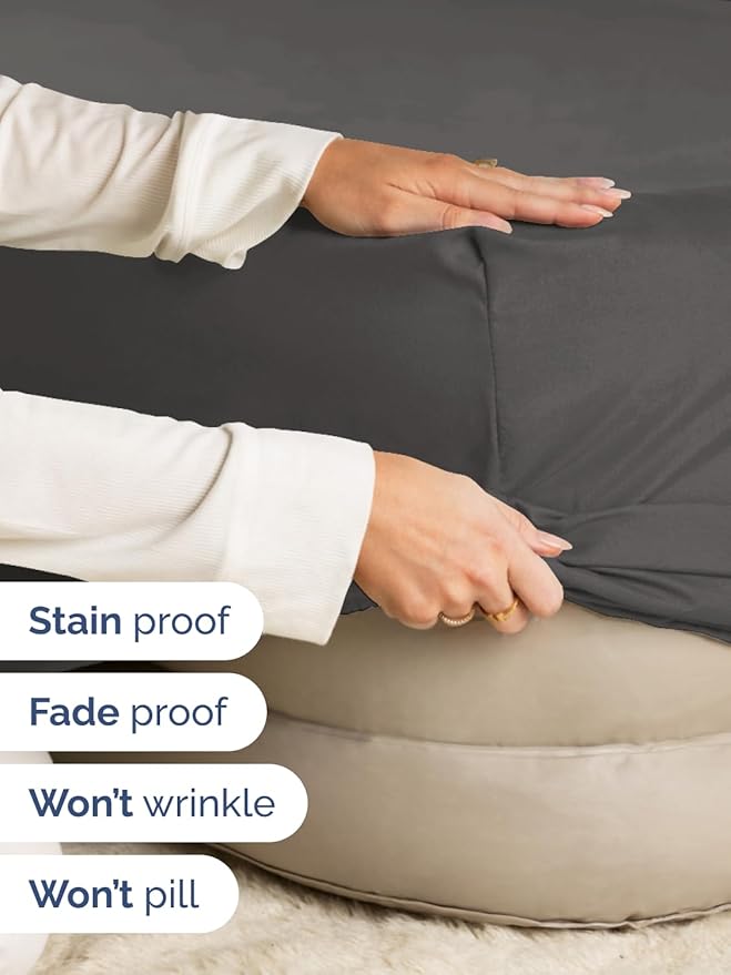 Extra Deep Full Fitted Sheet - Hotel Luxury Single Fitted Sheet Only - Easily Fits 18 inch to 24 inch Mattress - Ultra Soft, Wrinkle & Fade Free w/Extra Deep Pockets - Breathable & Comfy - Charcoal