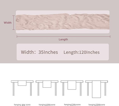 BALCONY & FALCON 2 Pack Pink Cheesecloth Table Runner 10FT 120 Inch Rustic & Boho Farmhouse Gauze Cheese Cloth Runners for Wedding Fall Thanksgiving Christmas Party Baby Shower Birthday Decor