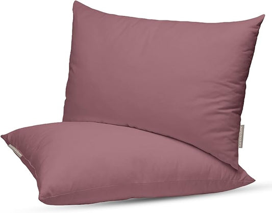 Haven & Glow Decorative Throw Pillow Cover – Rectangular Cushion Case with Zipper | Modern Sofa, Couch & Bed Accent Pillow Covers for Living Room, Bedroom & Home Decor | 20 x 12 Inch – Violet – 2 Pack