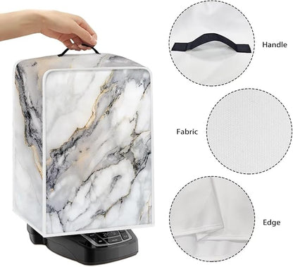 Marble Coffee Maker Cover for Kitchen with Handle Blender Mixer Juice Machine Protector Waterproof
