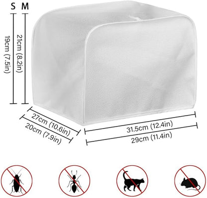 Sunflower 2 Slice Wide Slot Appliance Cover - Universal Bread Maker & Toaster Accessory, Washable