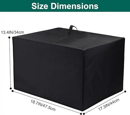 Heavy Duty Ninja Oven Cover for Double Stack XL DCT451/DCT651 & FlexDoor DCT402BK, Heat Resistant Dust Proof Protector, Waterproof Countertop Appliance Cover Fits 18.72"D x 17.34"W x 13.40"H