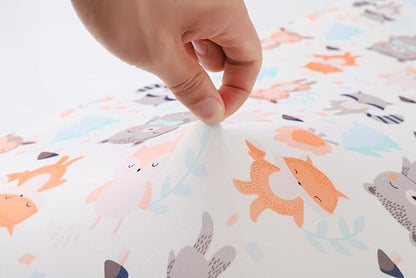 Changing Pad Cover Set 3 Pack Jersey Knit Ultra Soft for Baby Boys Girls Elephant Tiger/Fox/Grey