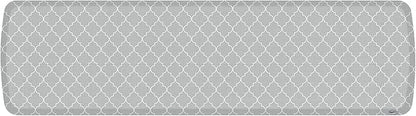 GelPro Elite Premier Anti-Fatigue Kitchen Comfort Floor Mat, 20x72, Trellis Grey Haze Stain Resistant Surface with Therapeutic Gel and Energy-Return Foam for Health & Wellness
